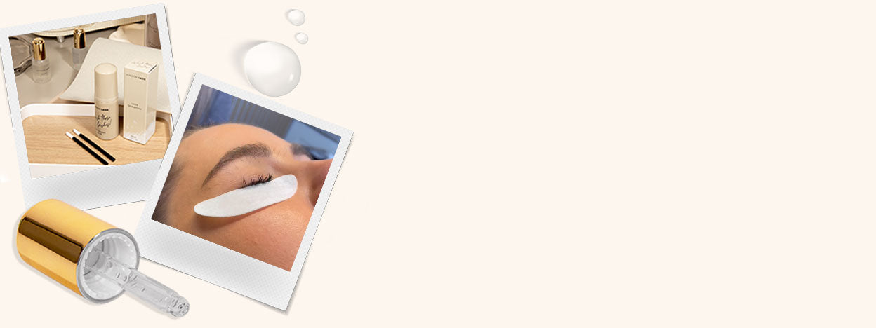 Improve lash retention and avoid premature lash shedding with pretreatment