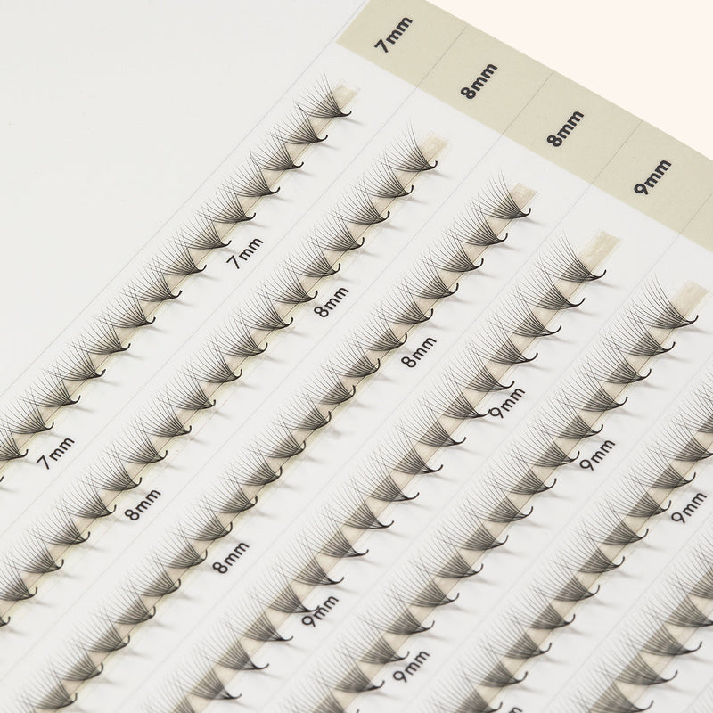 Éventails étroits préfabriqués/profabriqués 10D 0,03 640 éventails - Longueurs mixtes