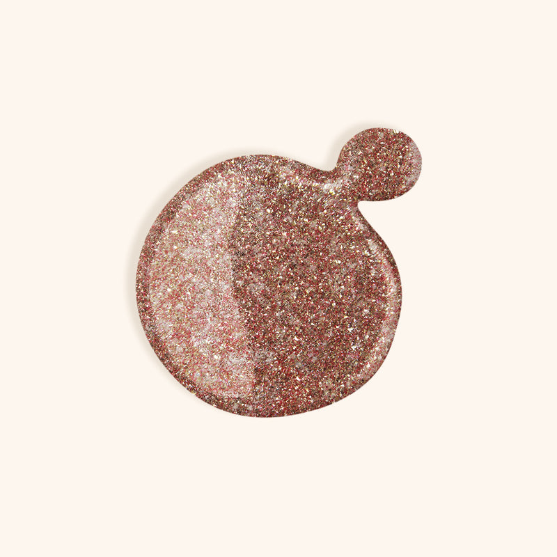 Dark rose gold nail polish for gel nail application