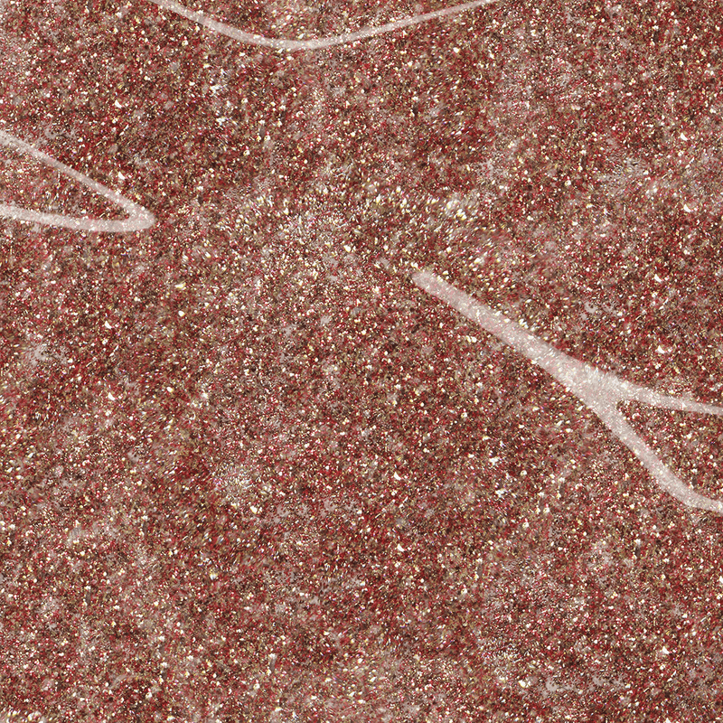 Dark and glittery rose gold gel nail polish shade