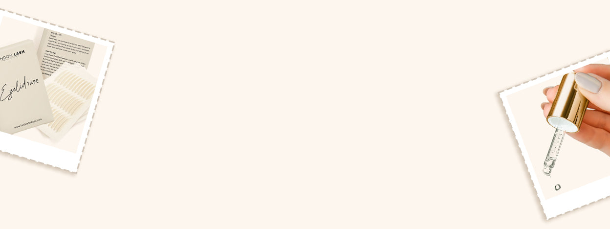 eyelid tape and lash booster for eyelash extensions