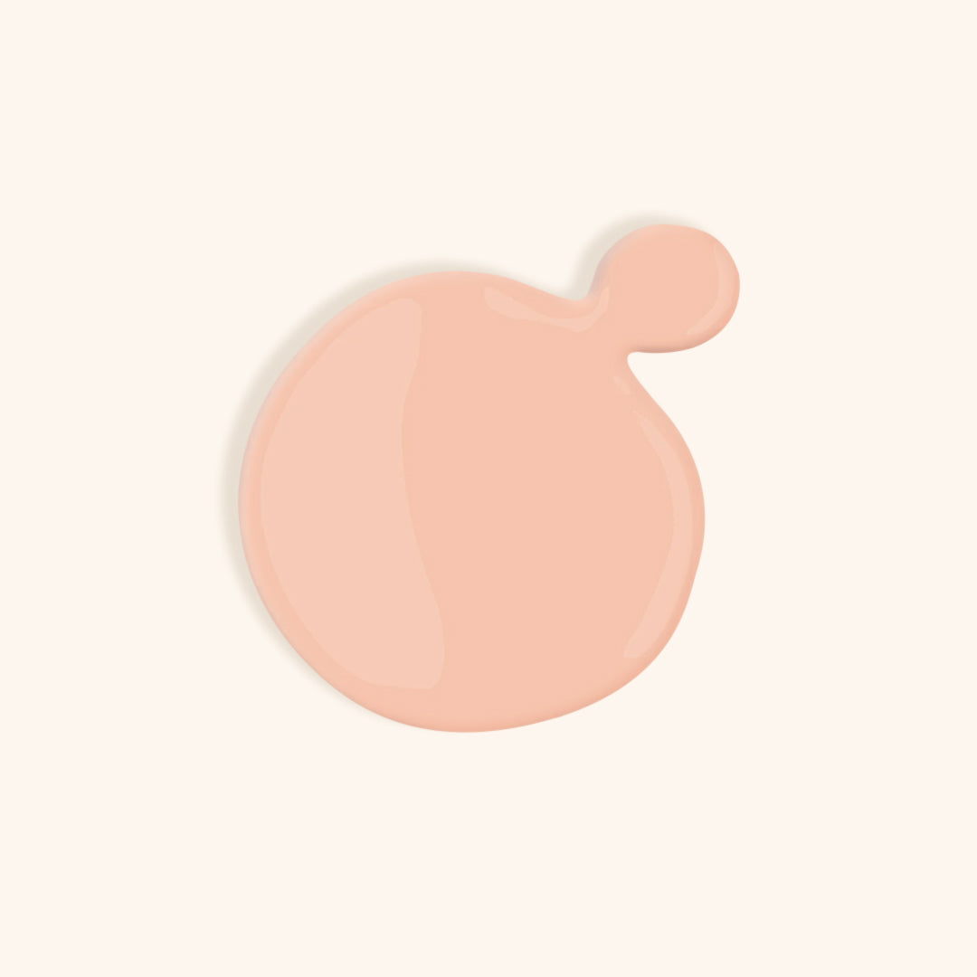 Nude pink gel nail polish for pink French manicure