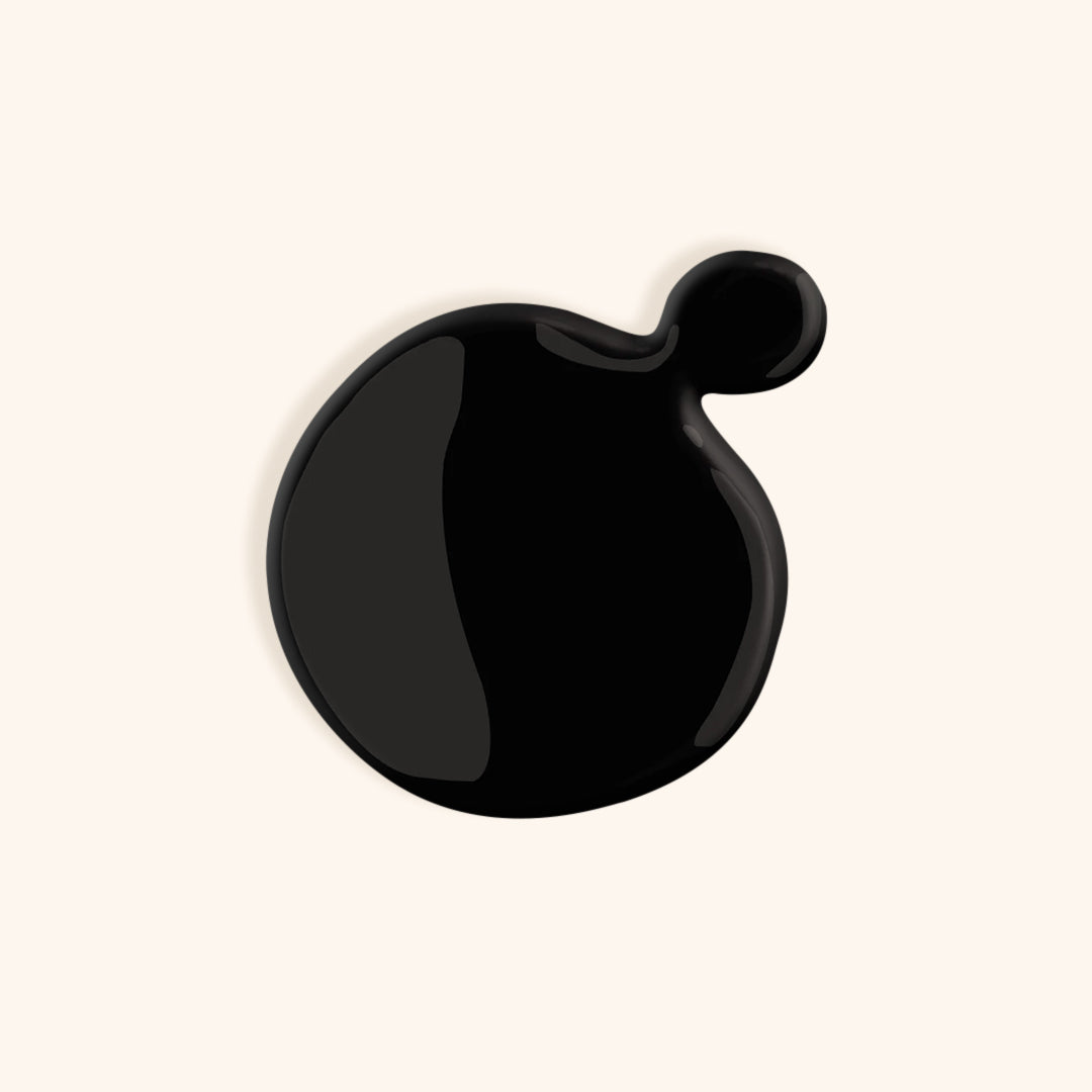 Black nail polish for black nails and black french tip nails