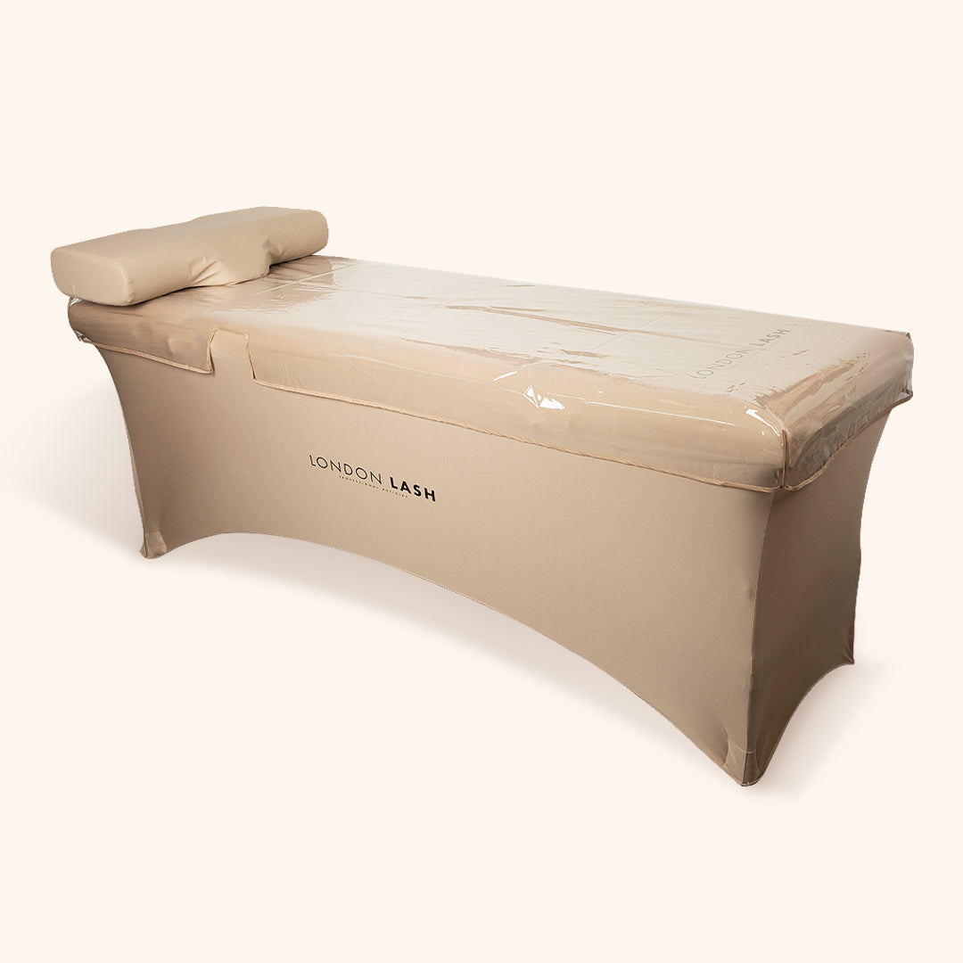 Housse de lit de beauté transparente