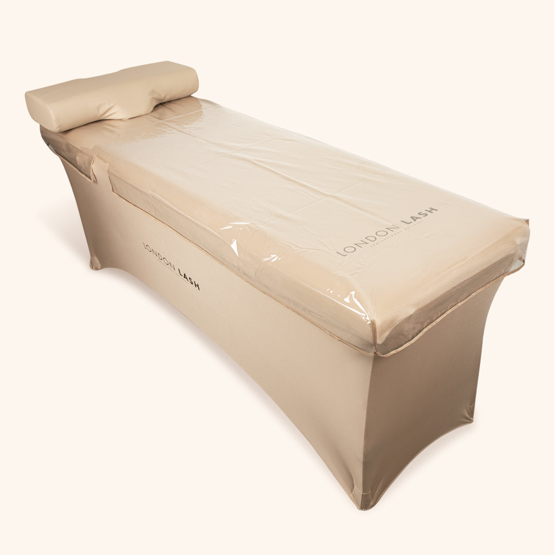 Housse de lit de beauté transparente