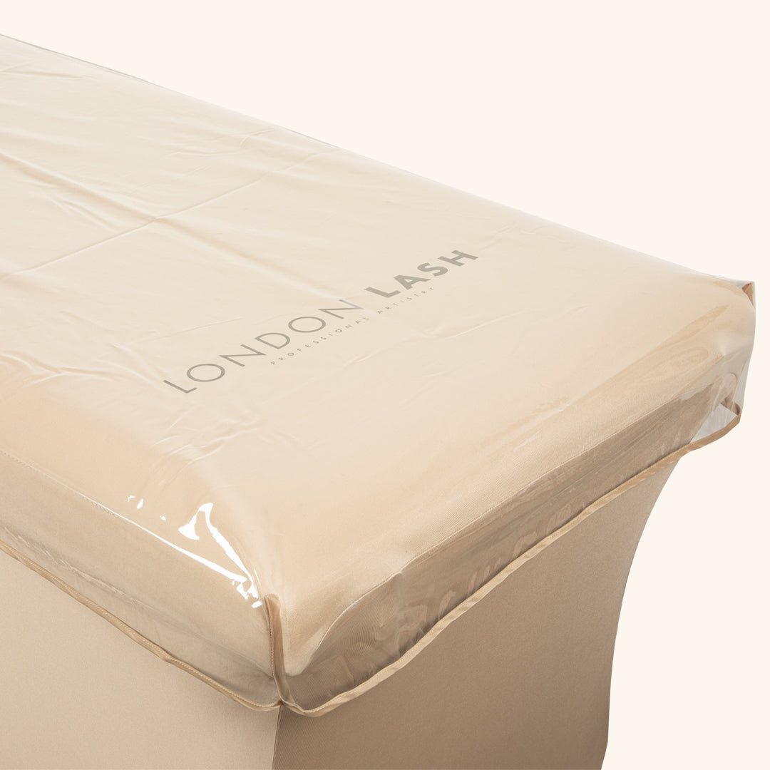 Housse de lit de beauté transparente