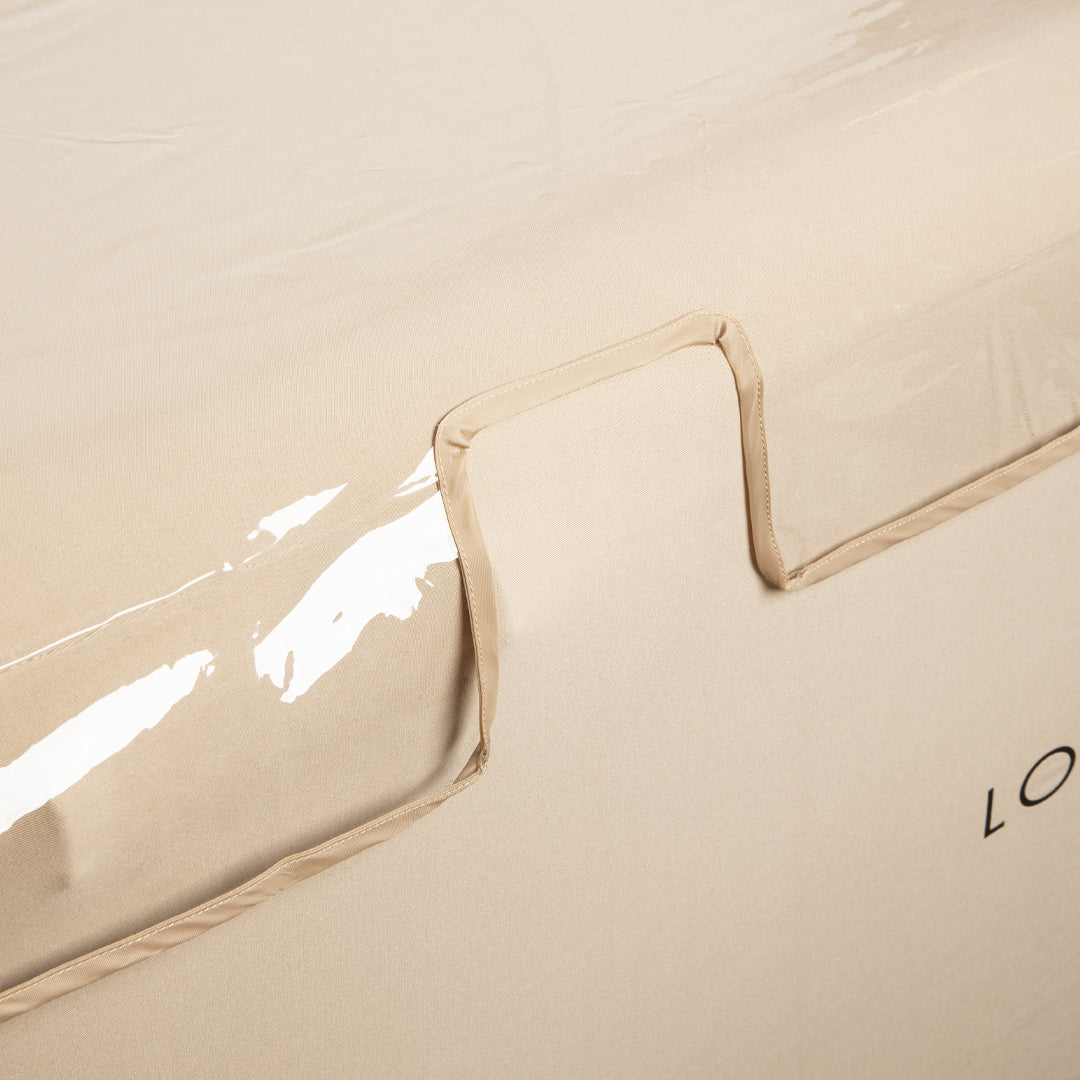 Housse de lit de beauté transparente