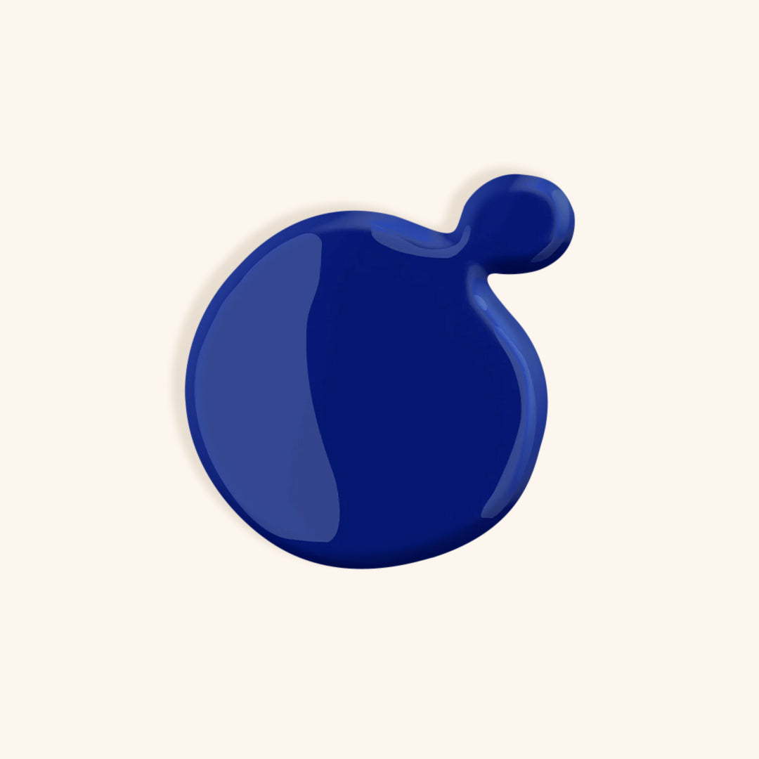 Cobalt vivid blue nail polish