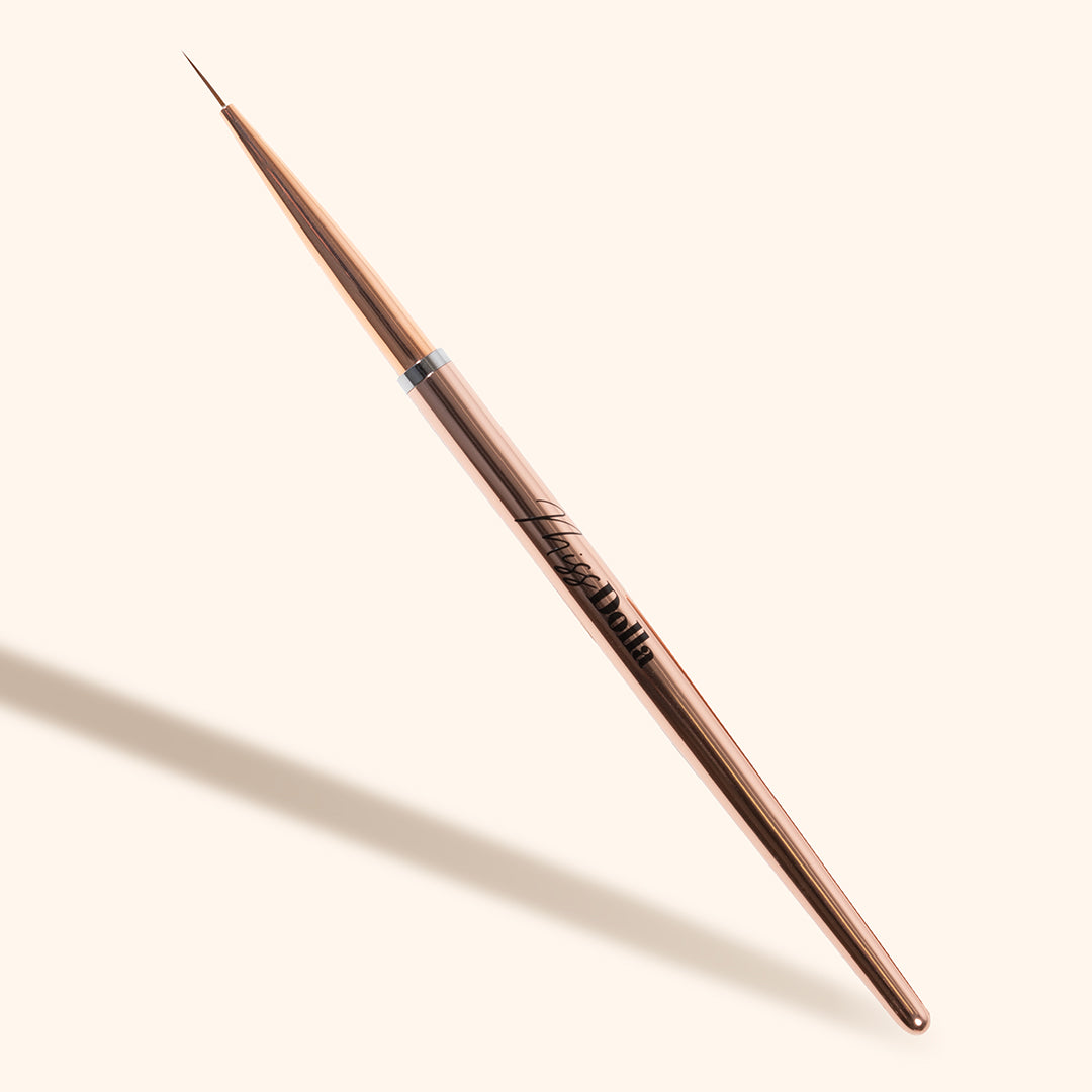 Thin nail art brush for extra fine nail art