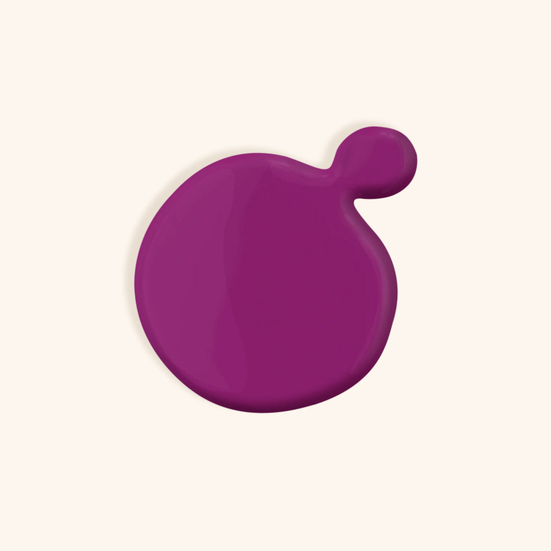 Dark magenta purple gel nail polish color
