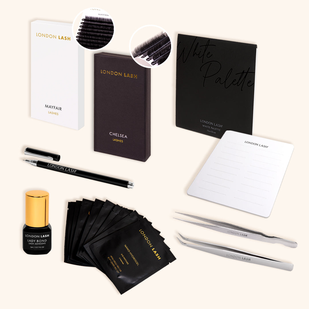 Volume eyelash extensions kit for lash techs