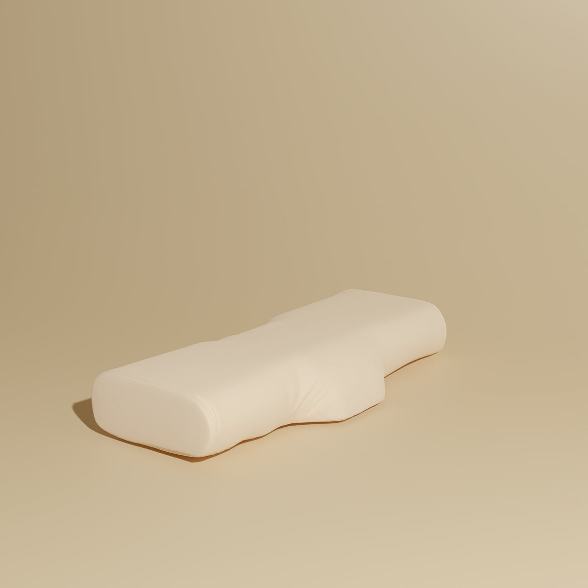 the london lash memory foam neck pillow in beige