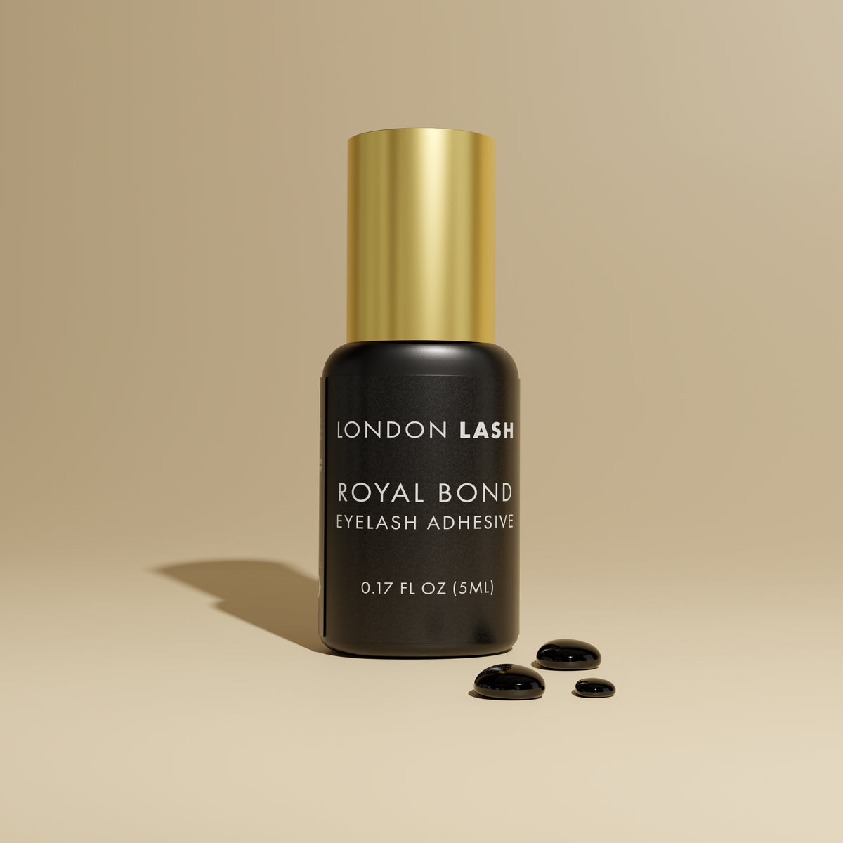 a full-sized bottle of royal bond lash glue