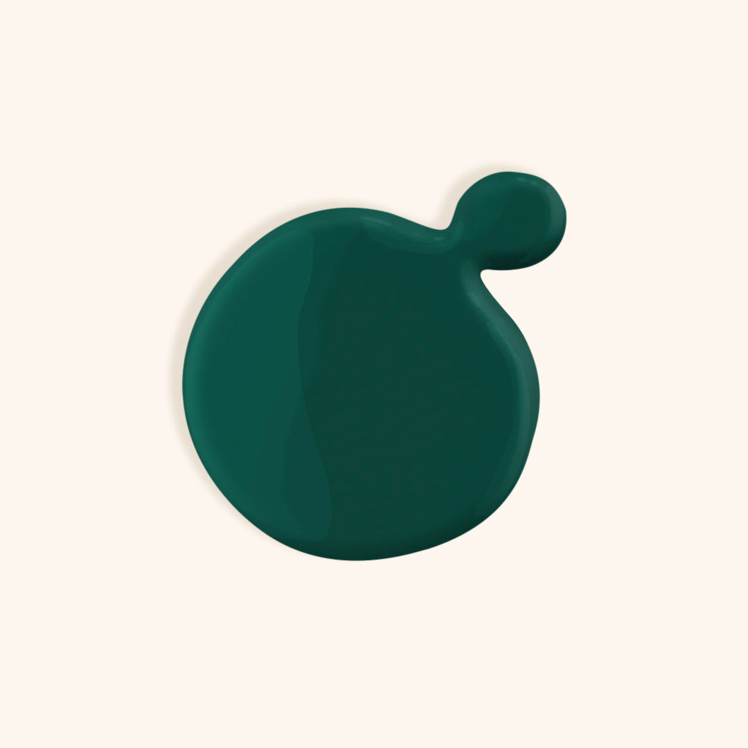 Deep green gel nail polish for professionals
