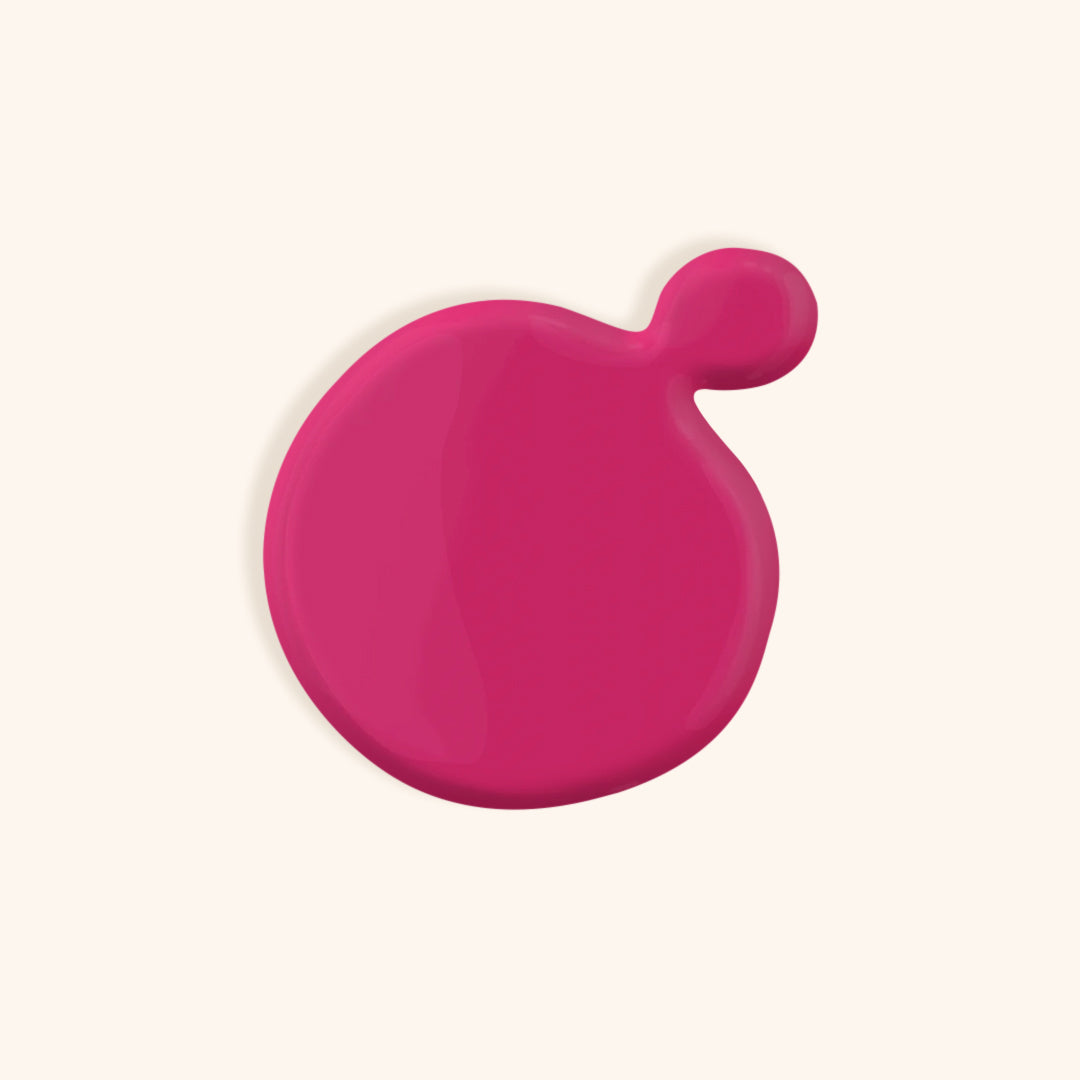 Neon Barbie pink nail polish 