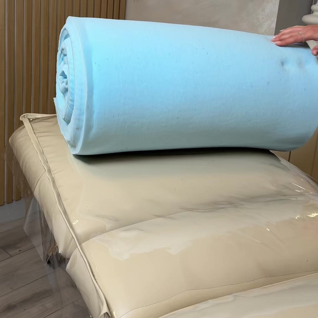 Surmatelas en mousse à mémoire de forme pour lit de beauté (2 couleurs)