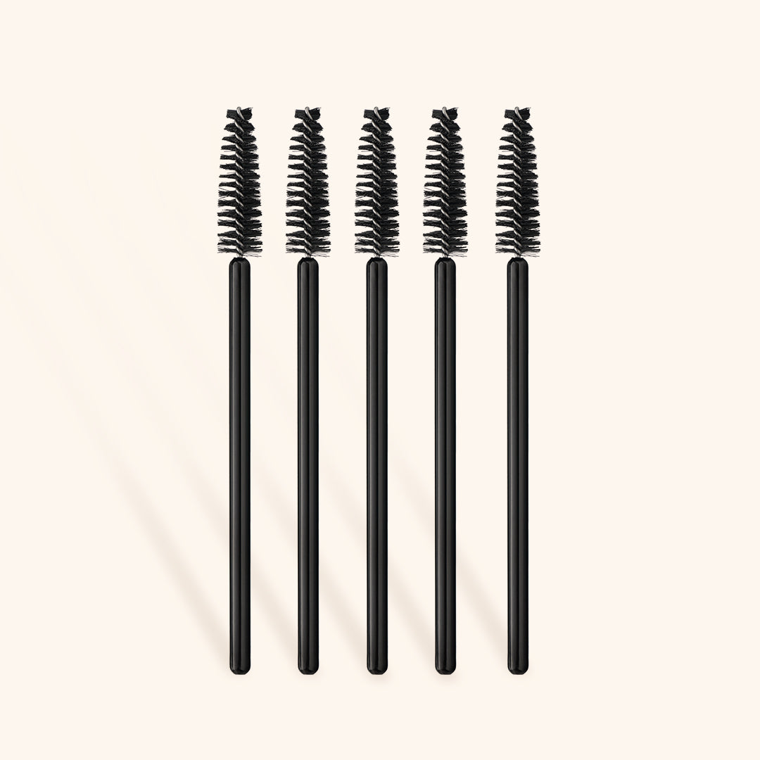 Disposable Mascara Wands with Black Handles