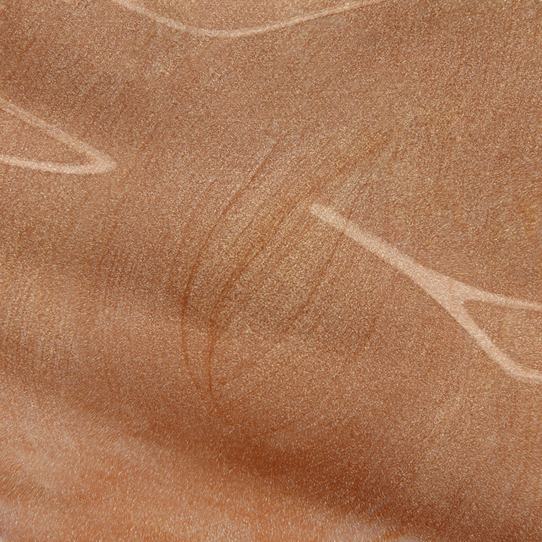 Copper shimmer gel nail polish