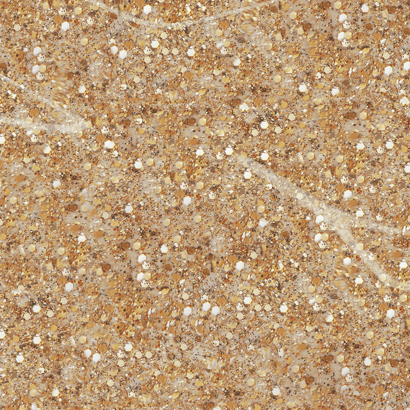 UV/LED curable and durable Gold glitter nail polish