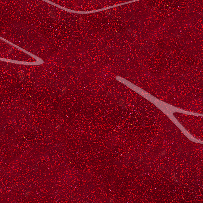 Glitter dark red nail polish for nail techs