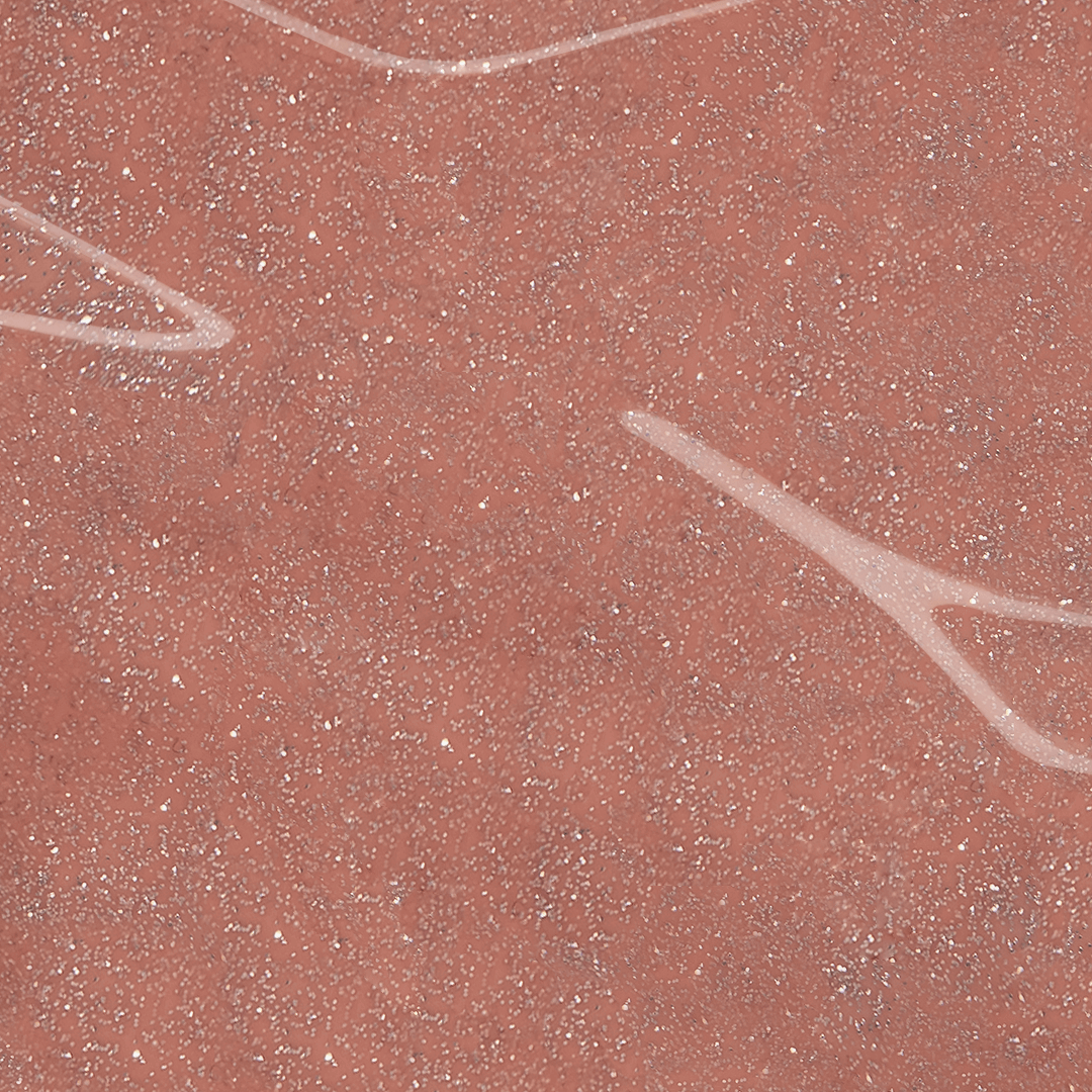 Dark shimmery pink gel nail polish color swatch