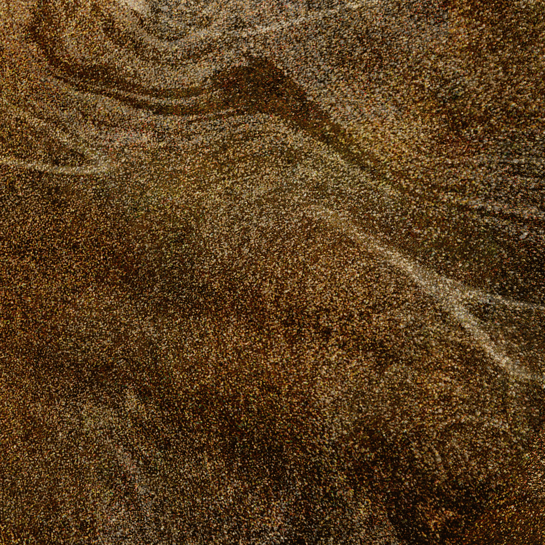 Bronze nail polish with gold shimmer color swatch