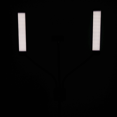 a gif showing the dimming stages of a glamcor lamp.