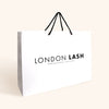 large white reusable bag for lash kits