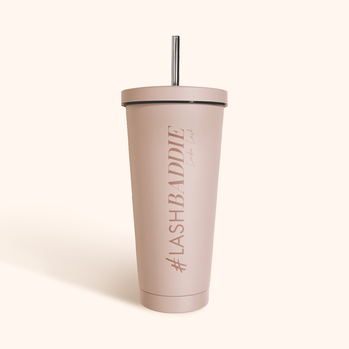 insulated tumbler with straw