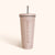 insulated tumbler with straw
