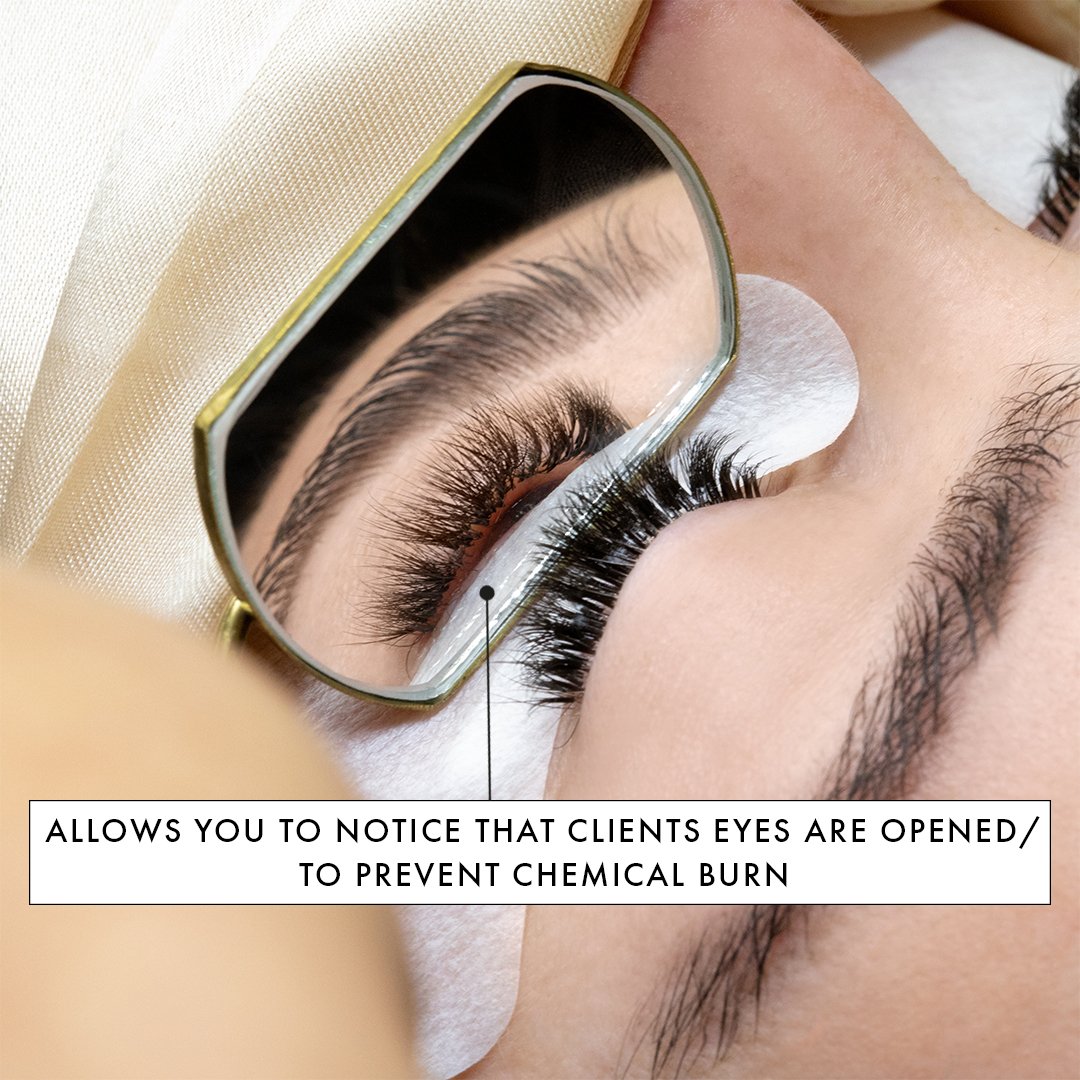 How to Use A Lash Mirror During Lash Extensions