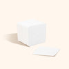 Lint free cotton biodegradable nail patches