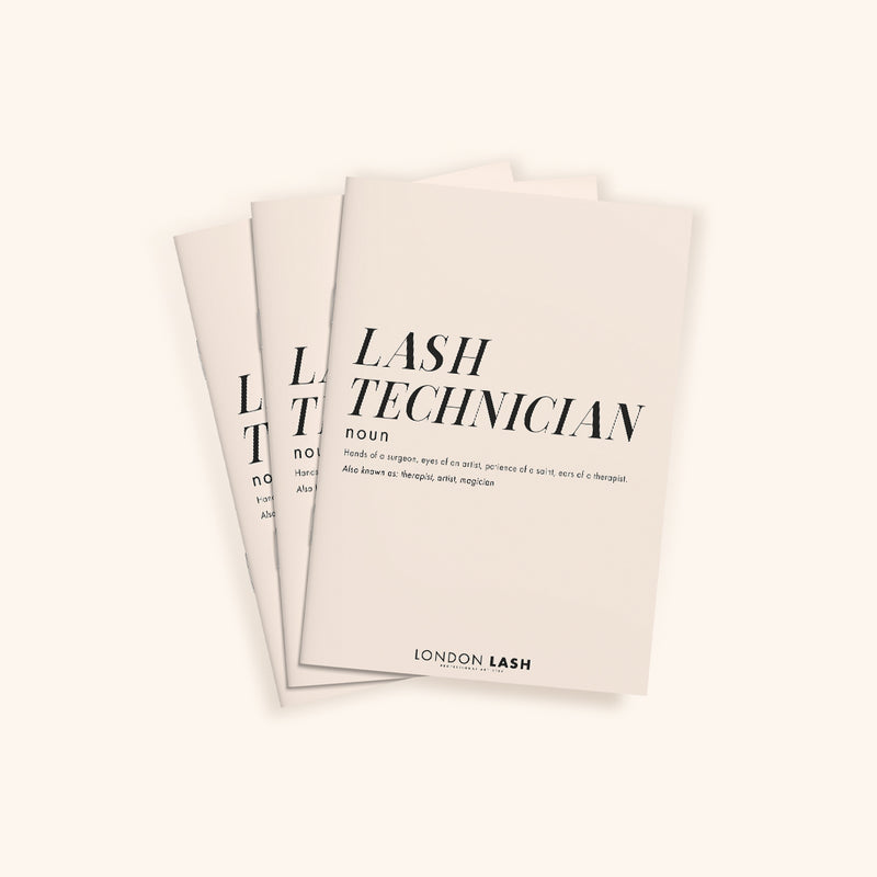London Lash Notebook