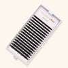 a tray of mayfair eyelash extensions in short lengths