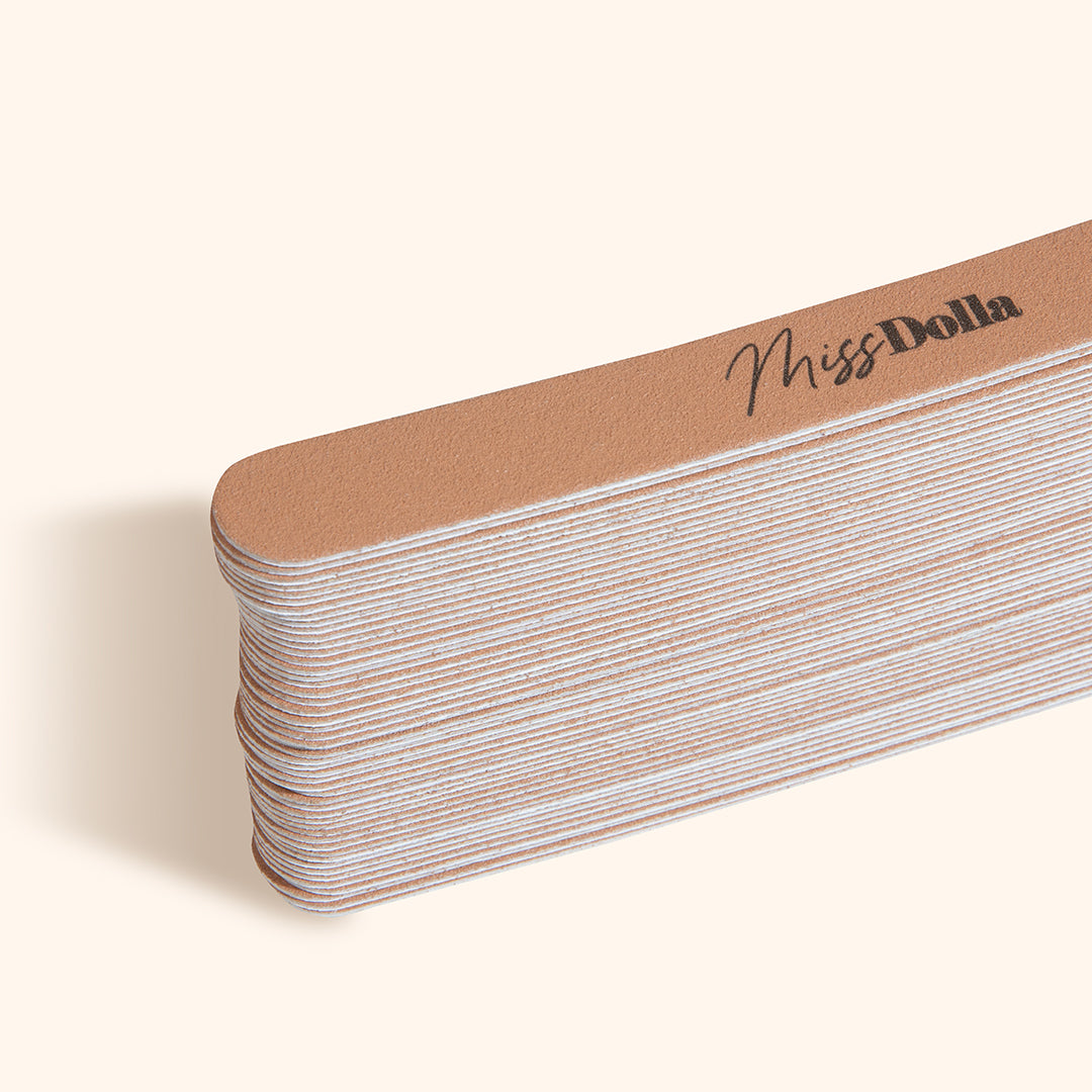 Disposable and cost effective stickers for nail file