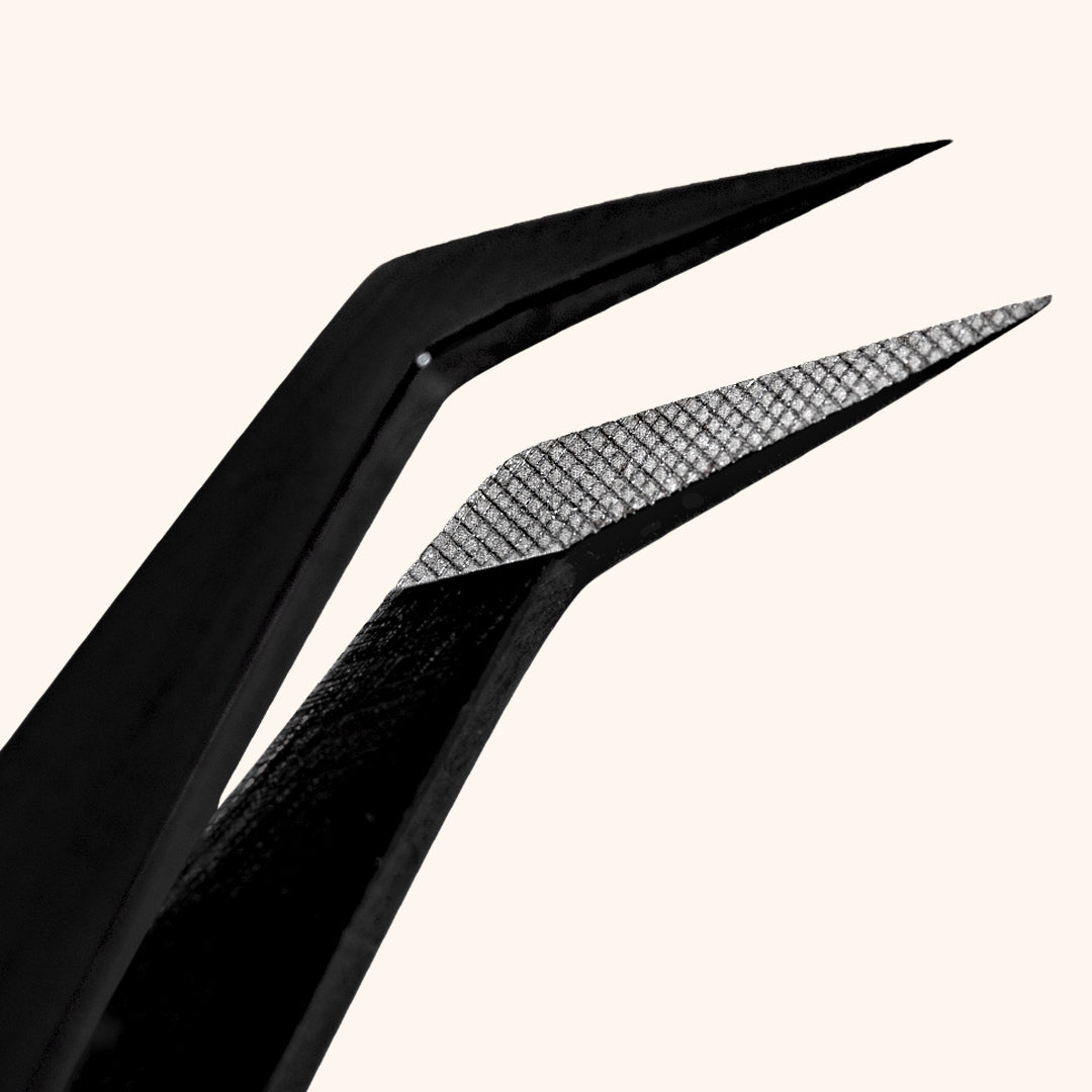 Fine Fiber tip lash tweezers