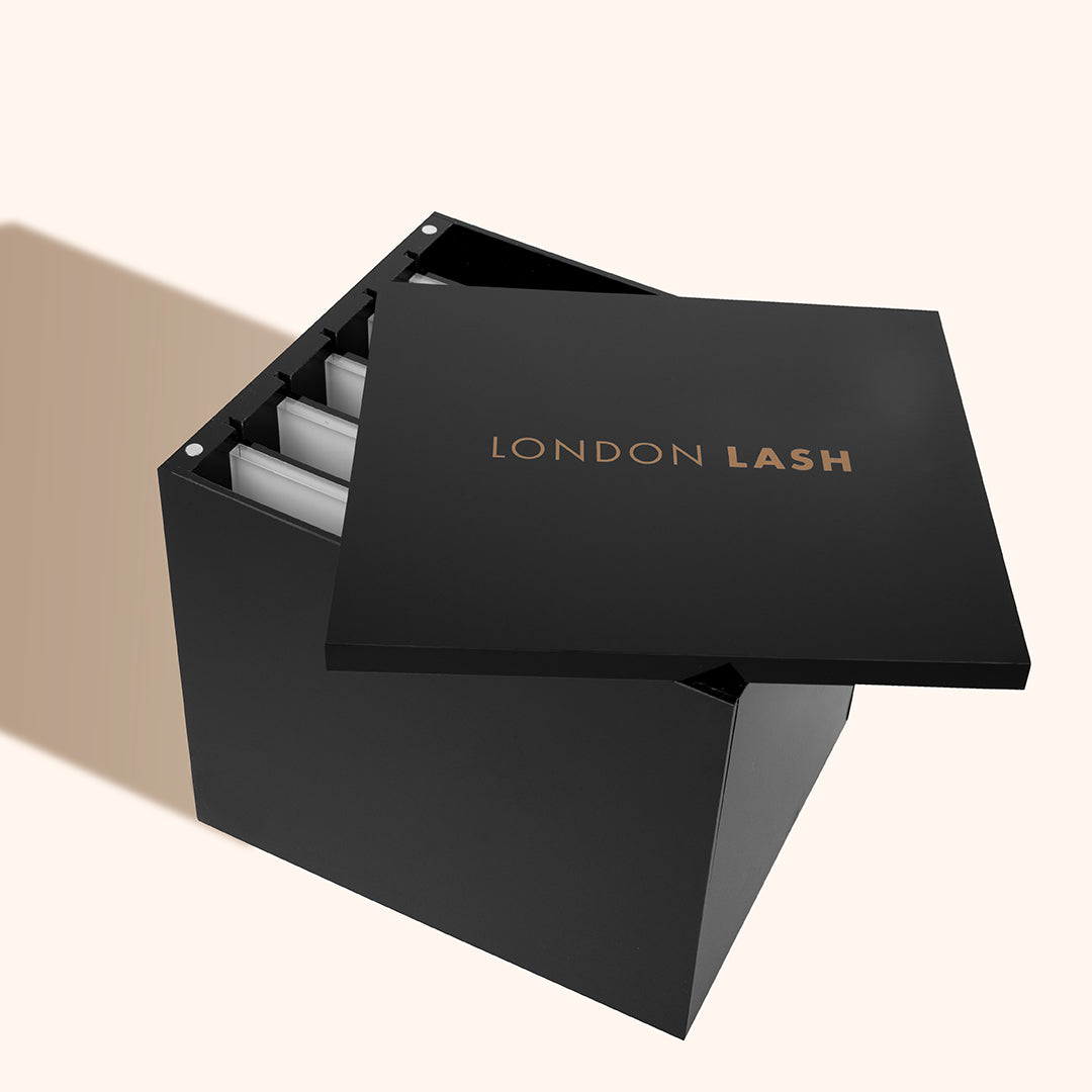 Magnetic palette organizer for premade fans