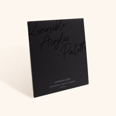 the london lash reversible palette packaging