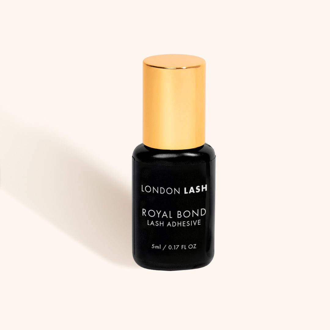 a full-sized bottle of royal bond lash glue
