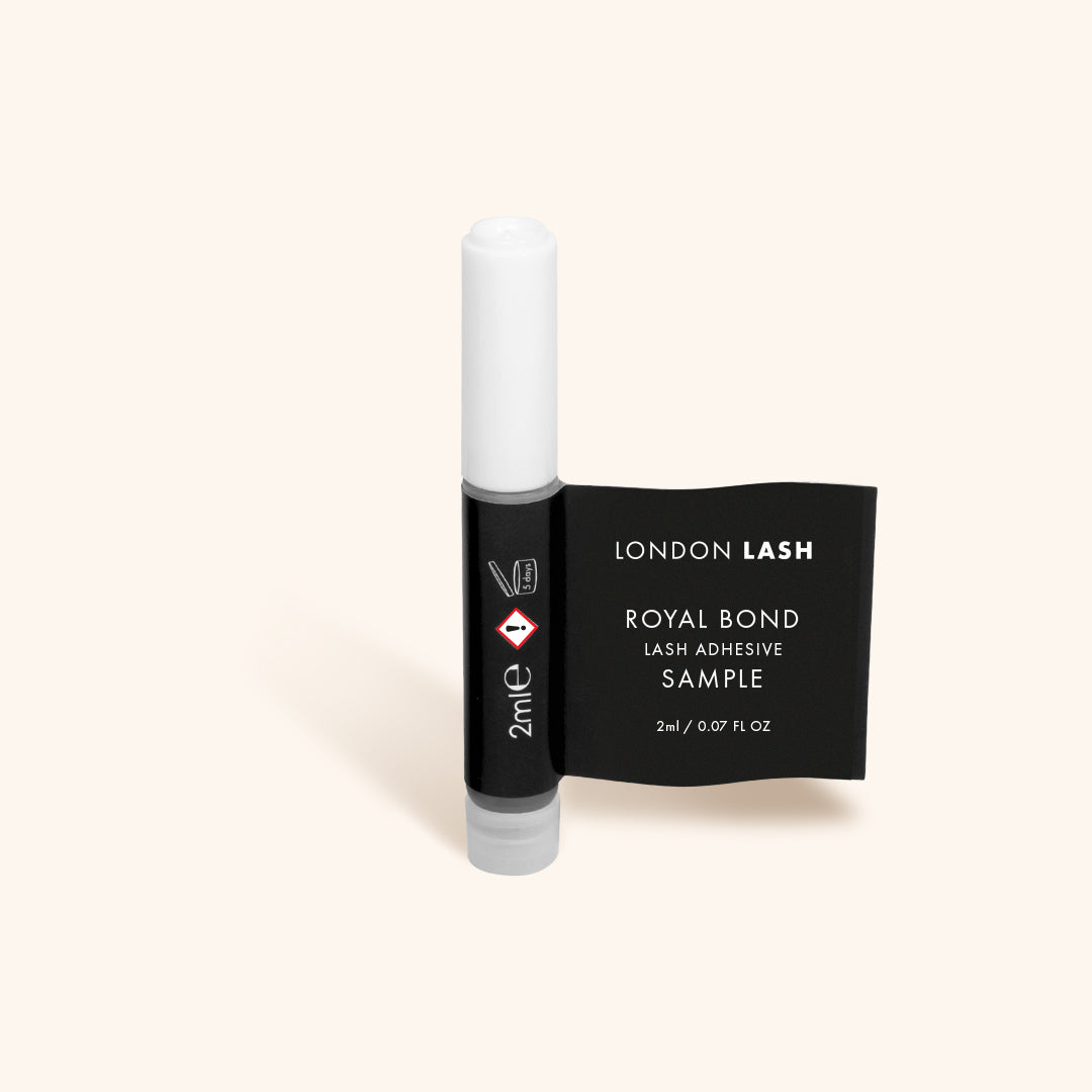 a sample bottle royal bond lash glue