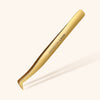 a pair of regular tip volume tweezers for lash extensions in gold