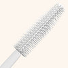a close up of the brush of a silicone mascara wand for brushing lash extensions