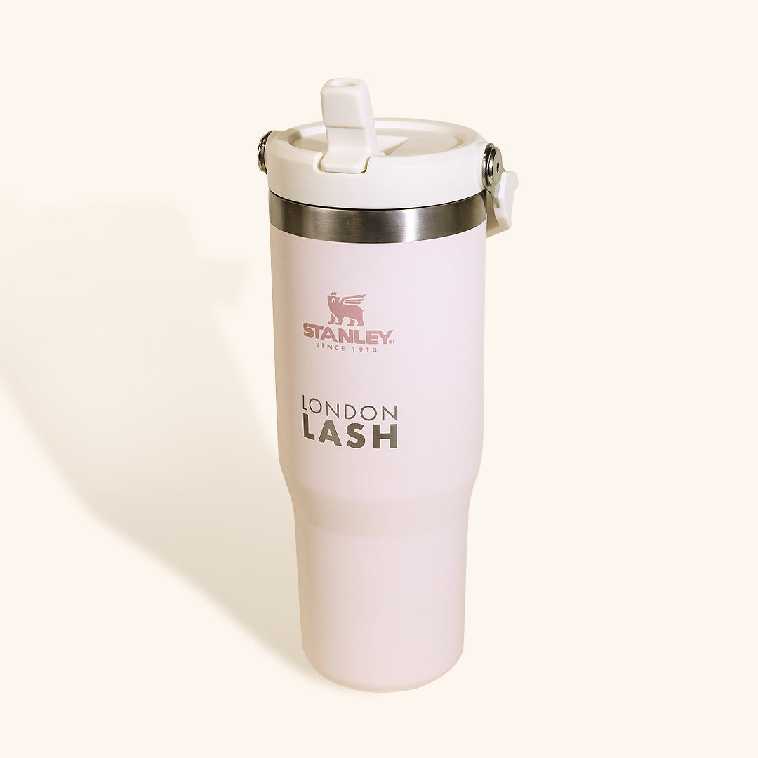 stanley tumbler Canada with London Lash branding