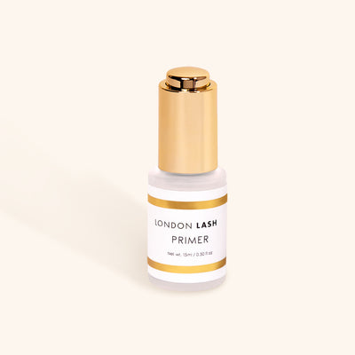 a bottle of unscented london lash primer